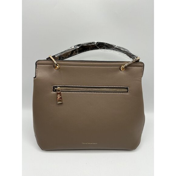 CXL by Christian Lacroix, Sable Prism Python, Dark Taupe, Crossbody, Roomy, NWT - Picture 2 of 8